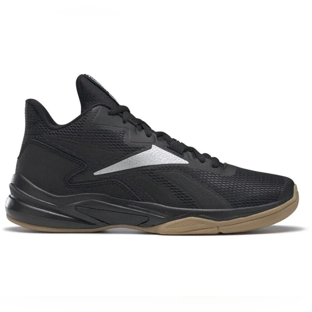 REEBOK MORE BUCKETS LOW BASKETBALL SNEAKER TRAINERS MEN SHOES BLACK SIZE 10.5